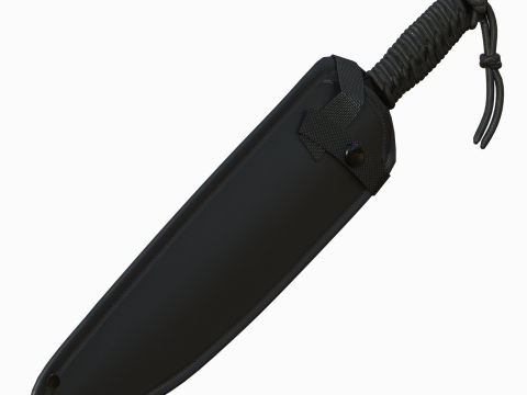Red Guardian Twin Machete 3D Model