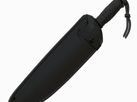 Red Guardian Twin Machete 3D Model
