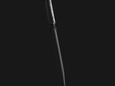 Pisau Melengkung Model 3D