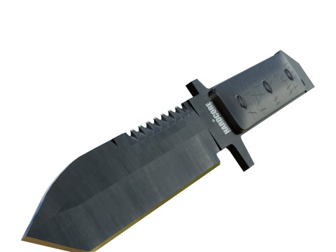 Hardcore Hardware D2 Knife Modelo 3D