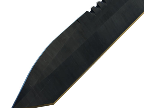 Hardcore Hardware D2 Knife Modelo 3D