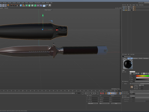 Kunai Knife 3D मॉडल