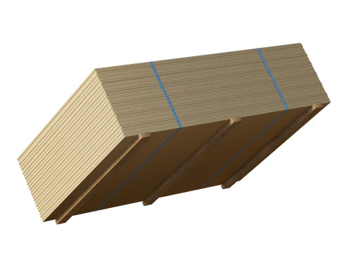 Pila Di Compensati Su Tavole Di Legno Modello 3D