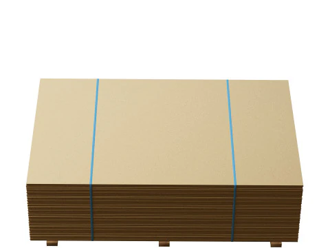 Pila Di Compensati Su Tavole Di Legno Modello 3D