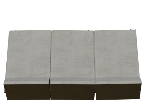 Concrete Wall Panels 3D Model