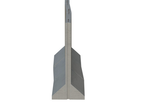 Concrete Wall Panels 3D Model