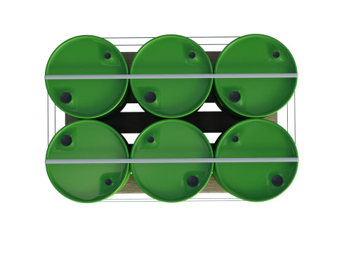 Barrels On Wooden Pallet 3Dモデル
