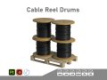 Cable Reel Drums On Wooden Pallet 3D Модель
