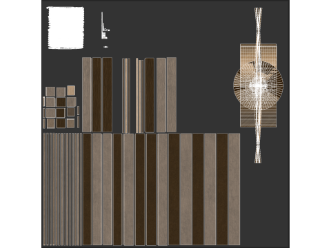 Cable Reel Drums On Wooden Pallet Modelo 3D