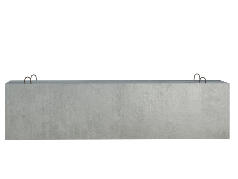 Concrete Trench Model 3D