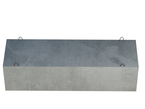 Concrete Trench Model 3D