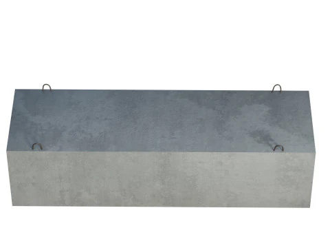 Concrete Trench 3D Model