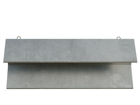 Concrete Trench Model 3D