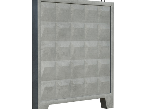 Concrete Wall Model 3D