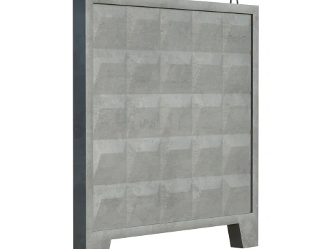 Concrete Wall 3D Model