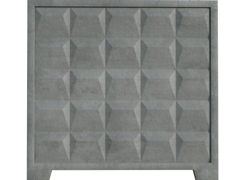 Concrete Wall Model 3D