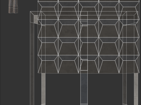 Concrete Wall Model 3D