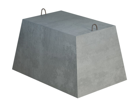 Concrete Block 3D 模型