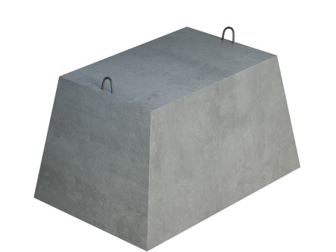 Concrete Block 3D 模型