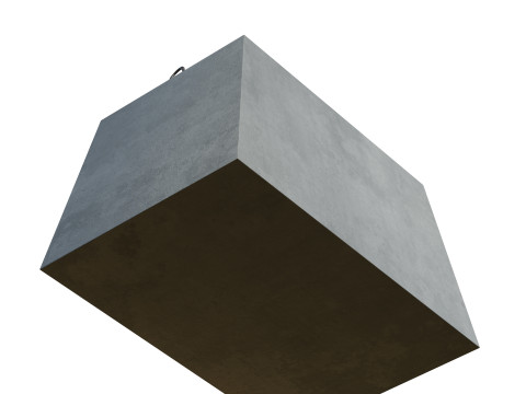 Concrete Block 3D 模型