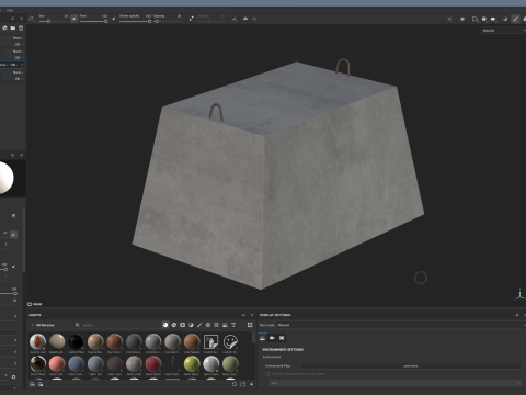 Concrete Block 3D 模型