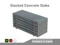 Stacked Concrete Slabs Modelo 3D