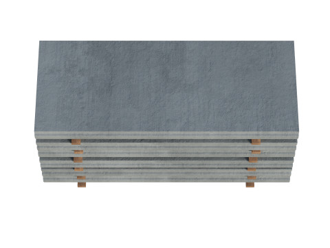 Stacked Concrete Slabs 3D 模型