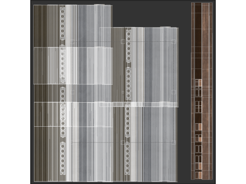Stacked Concrete Slabs 3D 模型