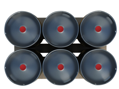 Beer Kegs On Wooden Pallet 3D Модель