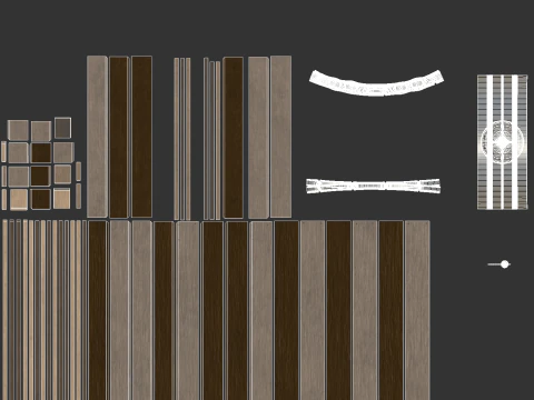 Fusti di birra su pallet di legno Modello 3D