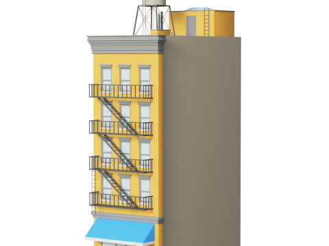 Apartment Building 3 Modelo 3D