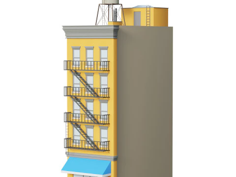Edificio condominiale 3 Modello 3D