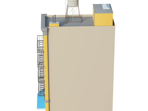 Edificio condominiale 3 Modello 3D