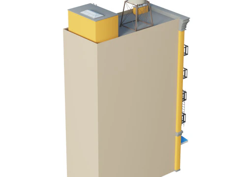 Edificio condominiale 3 Modello 3D