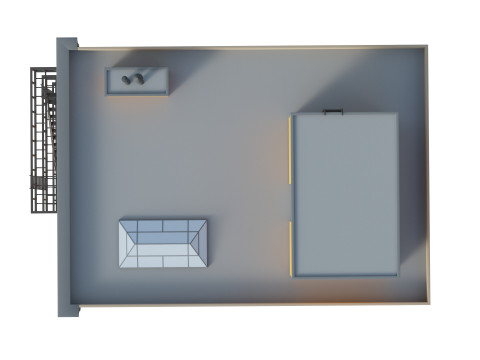 Stylized Apartment Building 5 Modèle 3D