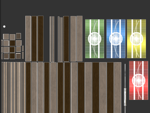 Metal Shelf Pallet Rack And Barrels Modèle 3D