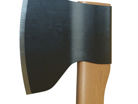 Axe PBR Modello 3D