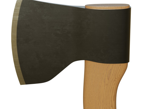 Axe PBR Modello 3D