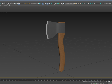 Axe PBR Modello 3D