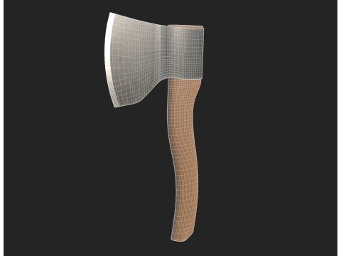 Axe PBR Modello 3D