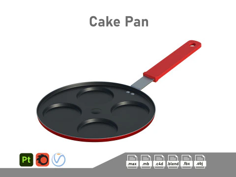 Форма для торта 3D Модель