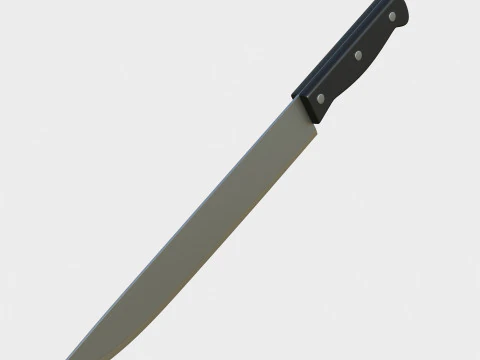Kitchen Knife 3D Model
