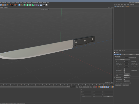 Kitchen Knife 3D Модель