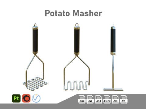 Potato Masher 3D 모델