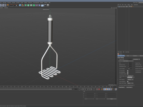Potato Masher 3D Модель