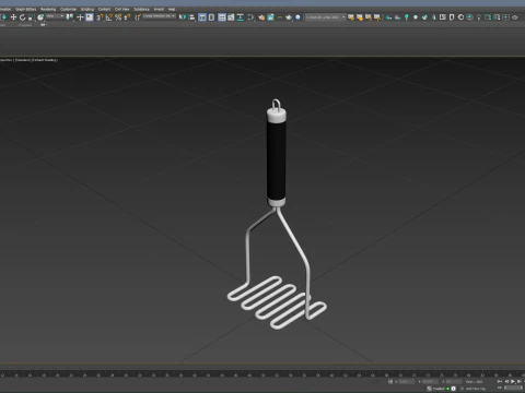 Schiacciapatate Modello 3D