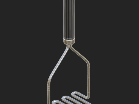 Schiacciapatate Modello 3D