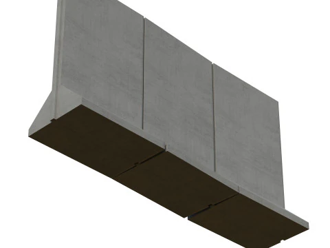 Concrete Construction Materials Collection 3D Model