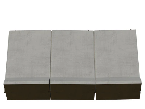 Concrete Construction Materials Collection 3D Model