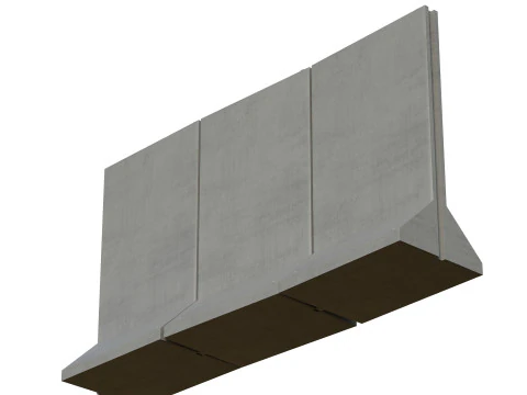 Concrete Construction Materials Collection 3D Model